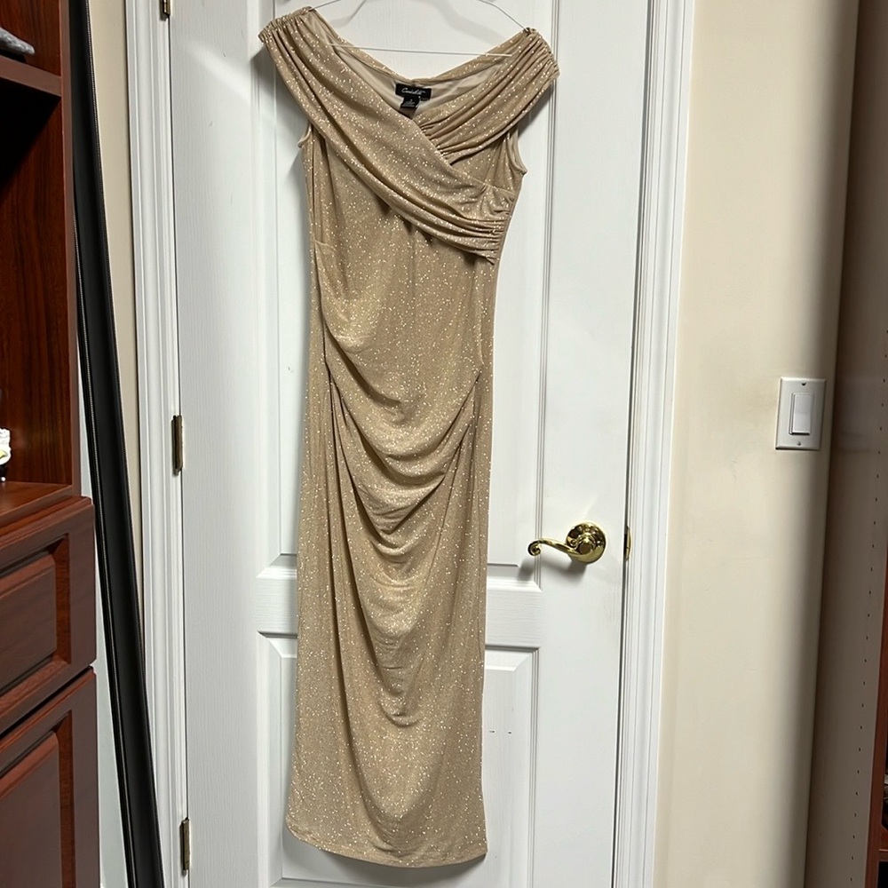 Candalite dress size small gold shimmering